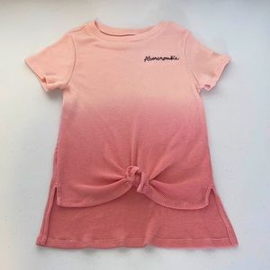 Abercrombie Kids Girl’s Short Sleeve Waffle Knit Summer Top Size 7/8